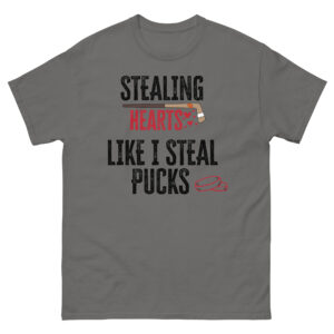 Hearts like pucks Unisex classic tee